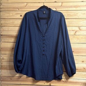 SHEIN Navy Blue Blouse